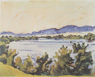 The Aare near Solothurn by Ferdinand Hodler